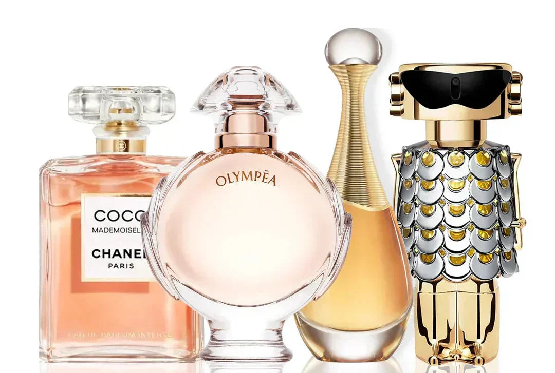 Kit de 4 Perfumes | Coco Chanel + Olympea + J'Adore + Fame 100 ml