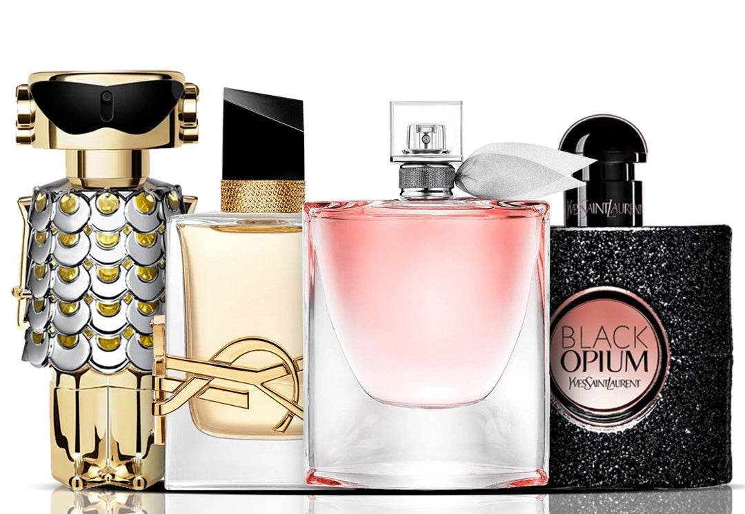Kit de 4 Perfumes | Libre + La Vie Est Belle + Black Opium + Fame 100 ml