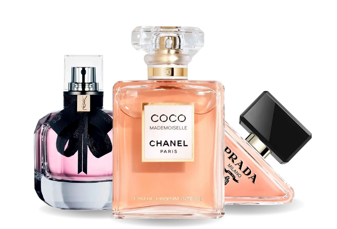 Kit de 3 Perfumes | Prada PARADOXE, COCO MADEMOISELLE a MON PARIS 100 ml