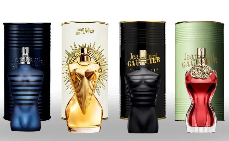 Kit de 4 Perfumes | Le Male Le Parfum, Divine, Ultra Male, La Belle